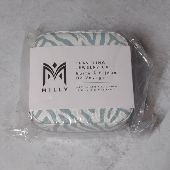 Milly Zebra Print Travel Size Jewelry Case | Mercari Milly Animal Print Traveling Jewelry Case - NWT